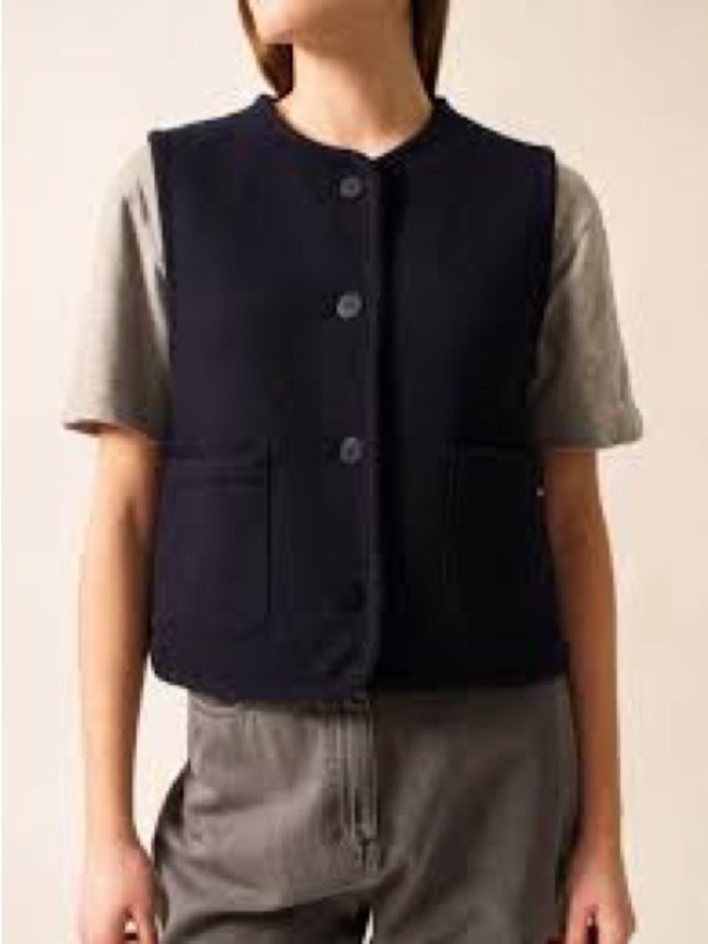Saint James boiled wool waistcoat, 42